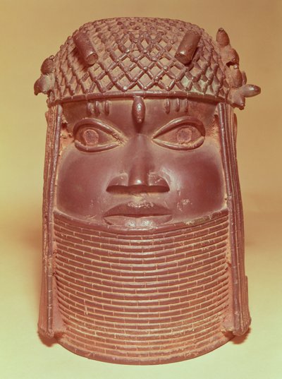 Benin-Maske (Messing) von African